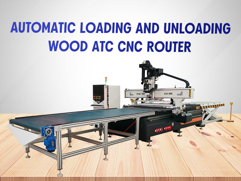Router CNC ATC di carico e scarico automatico