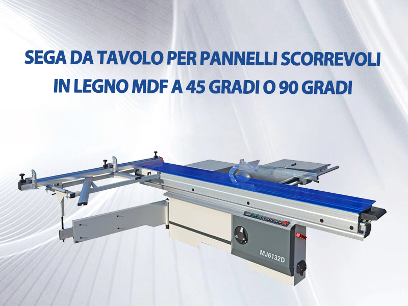 Sega per pannelli di legno scorrevole